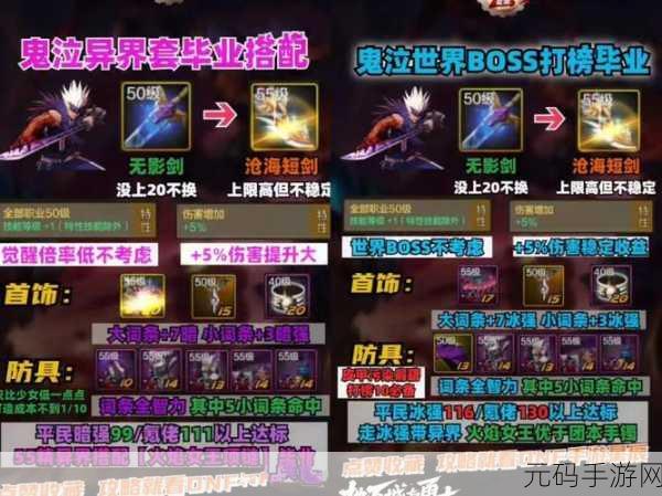 DNF 手游,鬼泣毕业武器的终极抉择指南