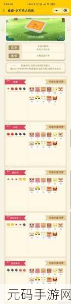 宝可梦大探险食谱大揭秘，解锁所有宝可梦的美味秘籍